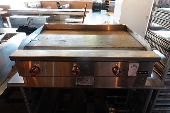 DRAGO PROPANE GRILL 36”X20”
