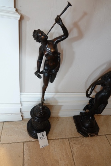 “ALLEGORY OF RENOWN” 34” BRONZE