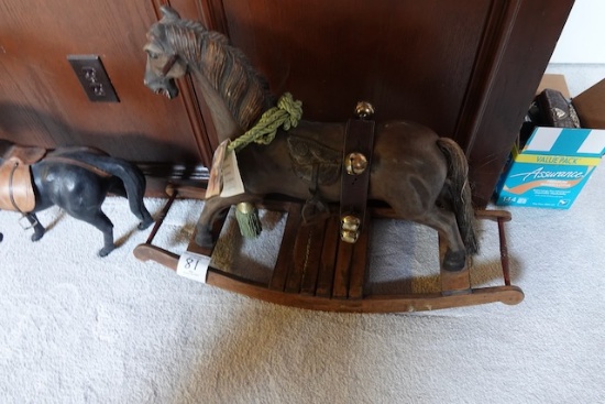 CAROUSEL ROCKING HORSE 24”
