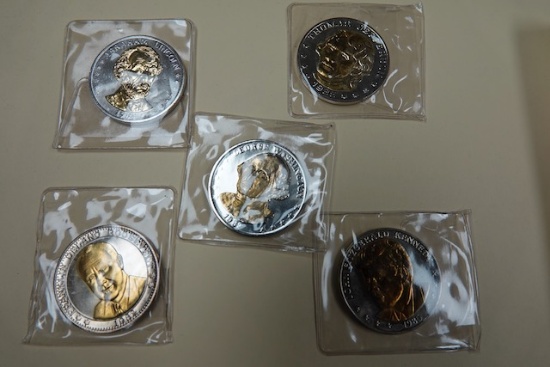 DOUBLE EAGLE COMMEMORATIVE COIN SET OF GREAT AMERICAN PRESIDENTS