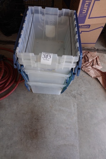 PLASTIC TOTES (X4)