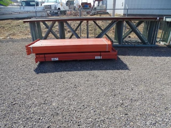 PALLET RACKING 19' 10" UPRIGHTS 50" D W/BEAMS (X19) SECTIONS