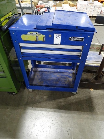KOBALT TOOLBOX ON CASTERS W/TOOLING