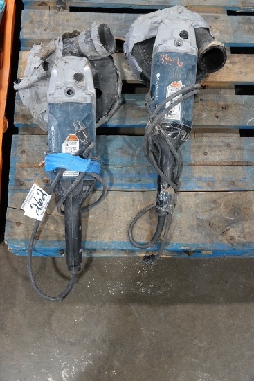 BLASTRAC 7"  ELECTRIC GRINDER (X2)