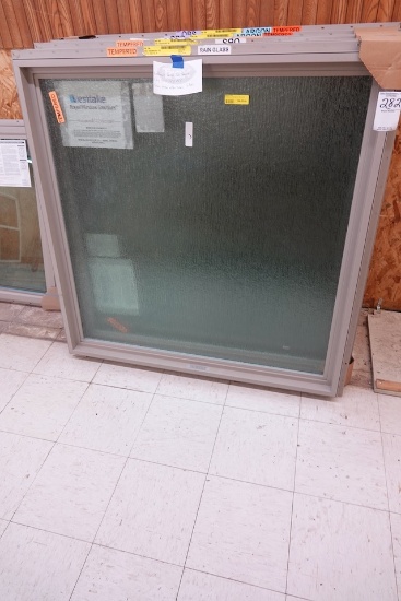 KRESTMARK 4’ X 4’ VINYL WINDOW W/RAIN TEXTURE GLASS (X6)