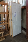EXT STEEL PH 2868 6 PANEL DOORS (X2)