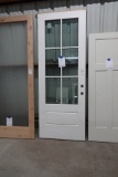 EXT FIBERGLASS SLAB ¾ 6 LITE 3080 DOOR