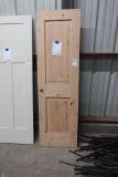INT KNOTTY ALDER 2 PANEL SLAB 2068 DOOR