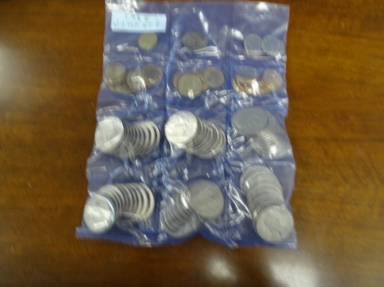 CHUCK E CHEESE COIN, 60 SACAGAWEA GOLD DOLLARS,