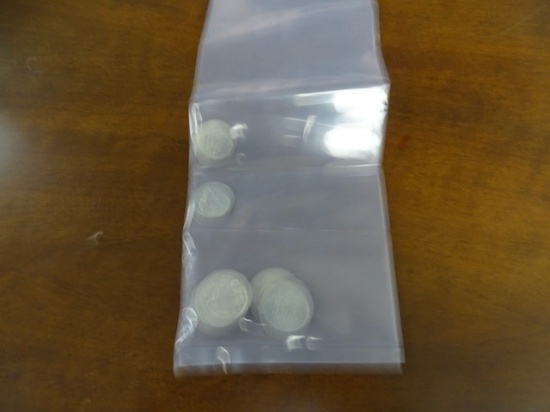 8 WASHINGTON STATE QUARTERS; 1 JEFFERSON LOUISIANA PURCHASE NICKEL;