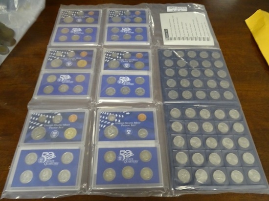 1 2007 DOLLAR COIN PRESIDENTAL PROOF SET; 1 2008 DOLLAR COIN PRESIDENTAL PROOF SET;
