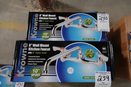8” FAUCETS (X7)