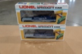 LIONEL “0” & 027 GAUGE SPECIALTY CAR TRACK MAINTENANCE CAR 6-16610 (X2)