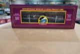 M.T.H ELECTRIC TRAINS W.VA PULP & PAPER LOG CAR W/LOGS 20-98103A, 20-98103B & 20-98103C (X3)