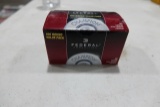 FEDERAL 9 MM LUGER 115 GR FMJ RN 100/BOX