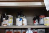 CONTENTS OF CABINET, PAINT SUPPLIES X1