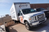 2011 FORD E350 BOX TRUCK, MILES UNKNOWN (NO CONTENTS)