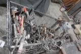BASKET OF ASSORTED CLAMPS