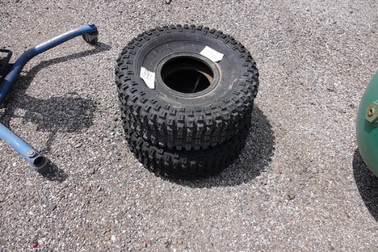 ATV TIRES CARLISLE TURF TAMER A.T AT 25X12-9  (X2)