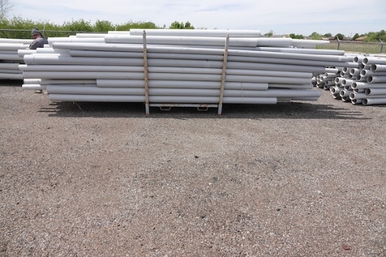 BUNDLE OF 3"-6" GRAY PVC PIPE
