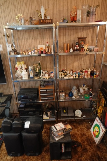 SHELF AND CONTENTS (X2)