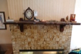 CONTENTS OF SHELF AND WALL ART