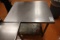 S/S TABLE W/SHELF 36” X 30”