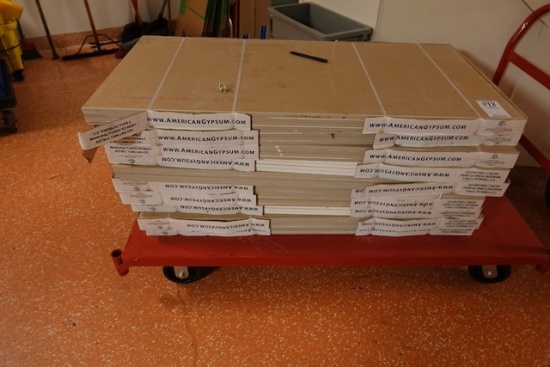 LOT OF ½” FIREBLOC TYPE C GYPSUM BOARD