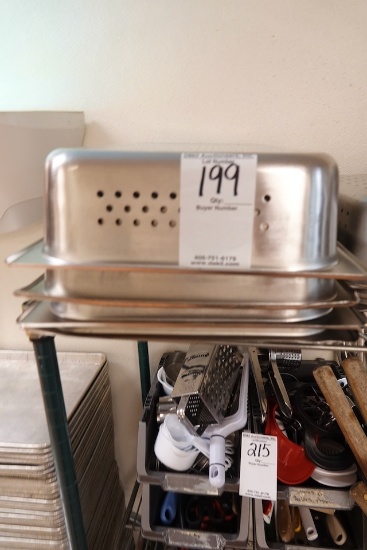 S/S PERFORATED PANS (X4)