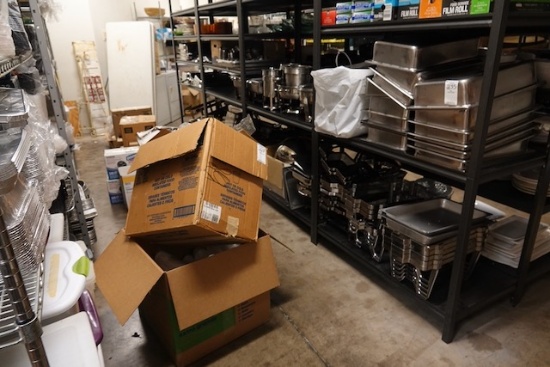 CHAFFING PANS, STANDS, BOWLS, LIDS & ACCESSORIES X1