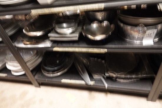 PEWTER BOWLS & PLATTERS X1
