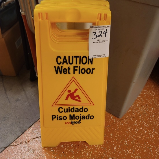 WET FLOOR SIGNS (X3)