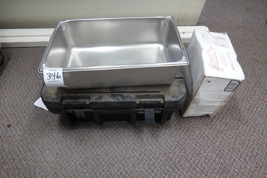 CAMBRO BOX & S/S PAN X1
