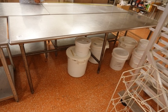 S/S TABLE 96” X 30”
