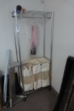 ROLLING METRO STYLE LAUNDRY CART
