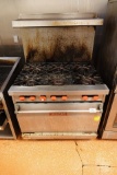 VULCAN 6 BURNER/OVEN COMBO (GAS)