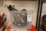 TUB OF UTENSILS