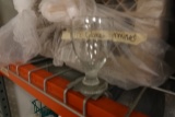 ETCHED COCKTAIL GLASSES APPROX 82 PCS X1