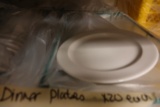 DINNER PLATES APPROX 240 PCS X1