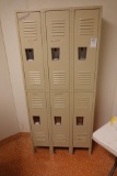 6 COMPARTMENT LOCKER