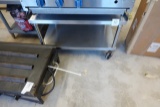 S/S EQUIPMENT STAND W/CASTERS 36” X 30”
