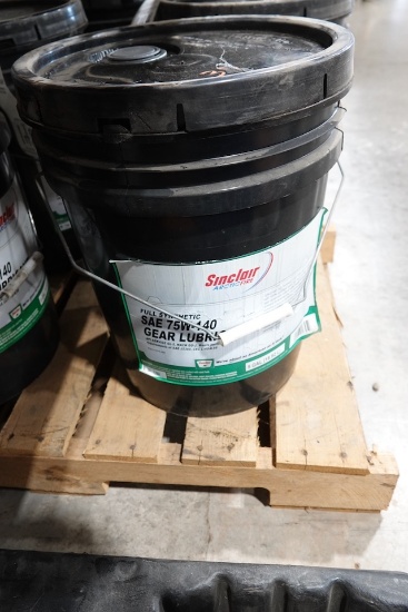 5 GALLON SINCLAIR ARCTIC FIRE FULL SYNTHETIC SAE 75W-140 GEAR LUBRICANT