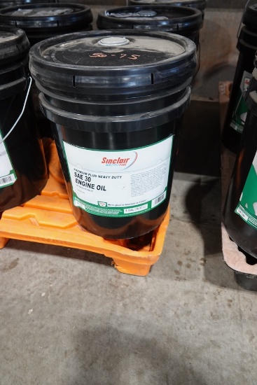 5 GALLON SINCLAIR ARTIC FORE PREMIUM PLUS HEAVY DUTY SAE 30 ENGINE OIL