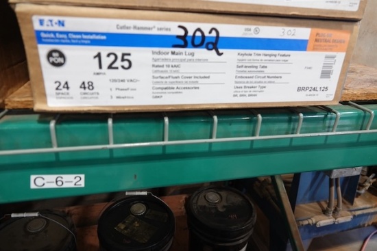 NEW EATON 125 AMP INDOOR MAIN LUG 24 SPACES 48 CIRCUITS