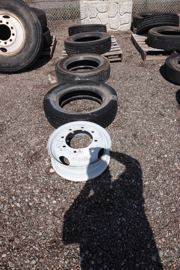 8-HOLE RIM, HANKOK & CONTINENTAL TIRES