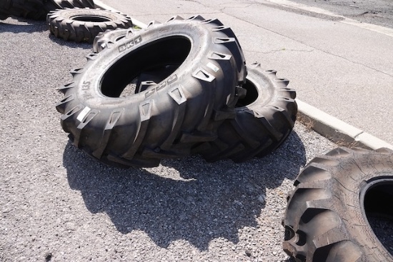 NEW BKT TR-135 18.4-30 8 PLY TIRE (X2)