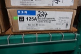 NEW EATON 125 AMP MAIN LUG LOADCENTER 4 SPACES 8 CIRCUITS
