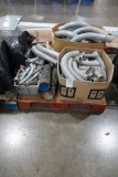 PALLET OF PVC & STEEL 90'S MULTIPLE SIZES