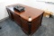 OFFICE DESK, FILE CABINET & HUTCH X1