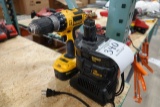 DEWALT DRILL, (3) BATTERIES & CHARGER X1